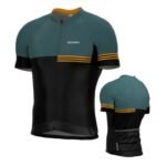 Biemme TERRA T-shirt black and green XXL