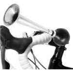 BIKE HORN TRUMPET CHROME 21CM DUNLOP - Image 4