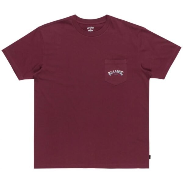 Billabong Stacked Arch Tee EBYZT00175-RSN0 Burgundy L