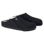 Birkenstock Anthracite wool felt insulated slippers for women/men narrow (1015084) - Image 8