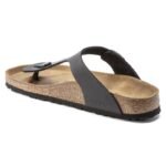 Birkenstock Gizeh NU Oiled Black Regular Flip-Flops for Women/Men (0845251) - Image 4