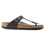 Birkenstock Gizeh NU Oiled Black Regular Flip-Flops for Women/Men (0845251) - Image 7