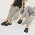 Birkenstock Zermatt Cozy Home Anthracite Wool Felt Slippers Regular Wide (1014938) - Image 3