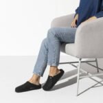 Birkenstock Zermatt Cozy Home Anthracite Wool Felt Slippers Regular Wide (1014938) - Image 4