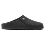 Birkenstock Zermatt Cozy Home Anthracite Wool Felt Slippers Regular Wide (1014938) - Image 6