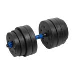 Bituminous adjustable dumbbell with connector 1x20kg Rebel Active - Image 4