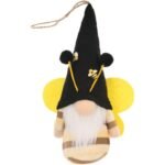 BLACK BEE GNOME 20CM PENDANT SPRING DECORATION - Image 2