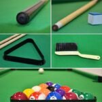 BLACK BILLIARDS TABLE 121x61x79CM ENERO PRO - Image 5