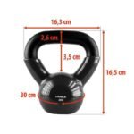 Black HMS KNV04 cast iron kettlebell - Image 8