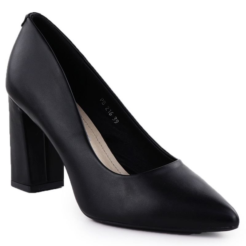 lupin-wear-ca-black-pumps-with-pointed-toe-black-sergio-leone-pb216-1815705 Black pumps with pointed toe, black Sergio Leone PB216 - Image 1