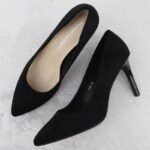 Black suede stiletto pumps Sergio Leone 1339 - Image 6