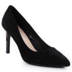 Black suede stiletto pumps Sergio Leone 1339 - Image 7