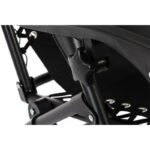 BLISS BLACK FOLDABLE GARDEN DECK CHAIR WITH HEADREST, MULTIFUNCTIONAL - Image 7
