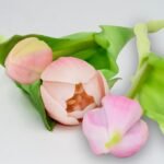BOUQUET OF 7 PINK TULIPS 31 CM LIFE-LIKE SPRING DECORATION - Image 6