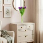 BOUQUET OF 7 PURPLE TULIPS 31 CM LIFE-LIKE SPRING DECORATION - Image 7
