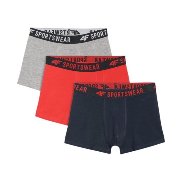 Boys boxers 4F M061 3-pack multicolor 4FJWAW25UBXSM061 90S
