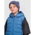 Boys down vest with synthetic filling 4F 4FJRAW25TVJAM324-32S - Image 3