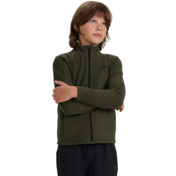 Boys fleece 4F M413 khaki 4FJWAW25TFLEM413 43S