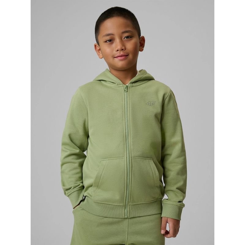 lupin-wear-ca-boy-s-regular-hooded-sweatshirt-4f-4fjrss26tswsm2749-47s-2864279 Boys regular hooded sweatshirt 4F 4FJRSS26TSWSM2749-47S - Image 1
