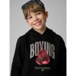 Boys regular hooded sweatshirt 4F 4FJRSS26TSWSM2904-20S - Image 4