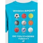 Boys regular printed T-shirt 4F 4FJRSS26TTSHM3832-33S - Image 5