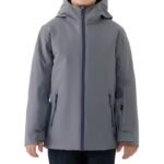 Boys ski jacket 4F M0820 dark gray 4FJWAW25TTJAM0820 23S