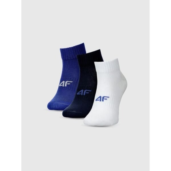 Boys casual ankle socks (3-pack) 4F 4FJWMM00USOCM499-96S