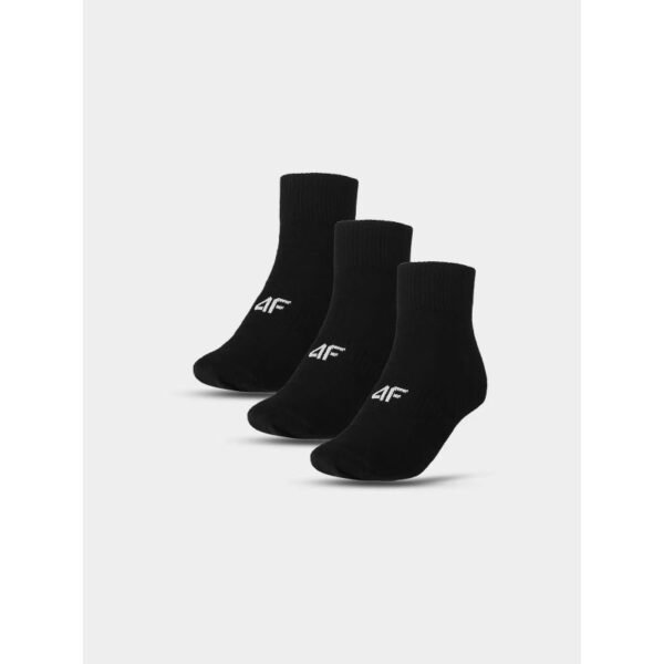 Boys casual ankle socks (3-pack) 4F Junior 4FJWMM00USOCU330-21S