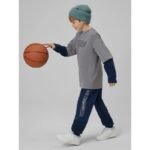 Boys jogger sweatpants 4F 4FJRSS26TTROM1733-31S - Image 4