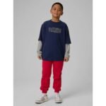 Boys jogger sweatpants 4F 4FJRSS26TTROM1824-62S - Image 4