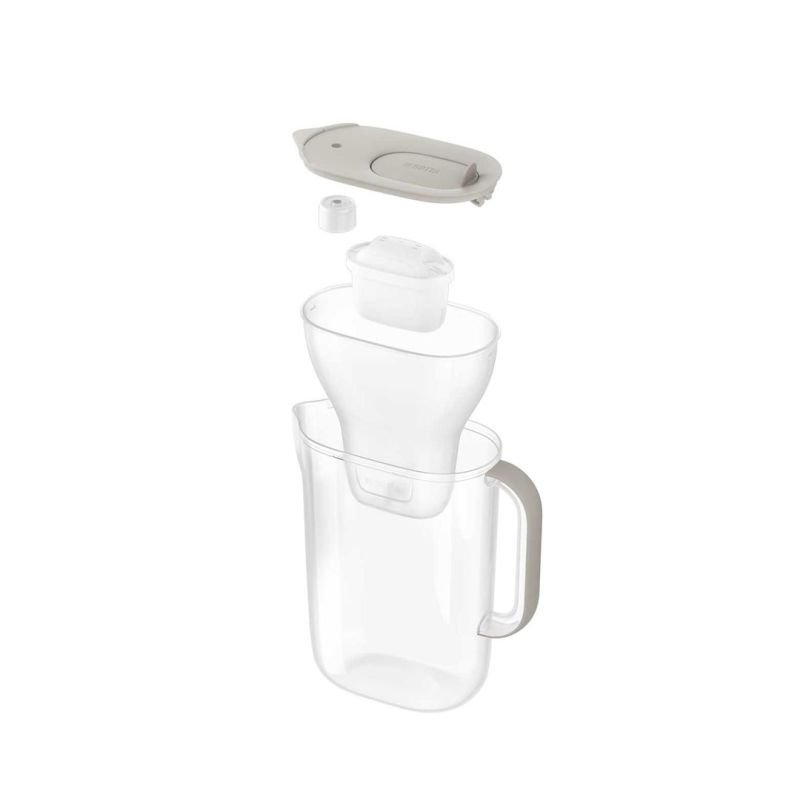 lupin-wear-ca-brita-style-essential-filter-jug-4-maxtrapro-pp-cartridges-sand-2-4l-2997871 Brita Style Essential filter jug + 4 MaxtraPro PP cartridges (sand; 2.4l) - Image 1