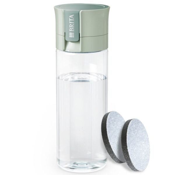 Brita Vital filter bottle pastel green 2 discs