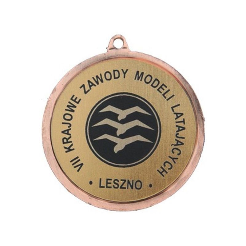 lupin-wear-ca-bronze-medal-with-space-for-a-25-mm-emblem-steel-medal-with-engraving-on-laminate-1842075 Bronze medal with space for a 25 mm emblem - steel medal with engraving on laminate - Image 1
