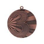 Bronze steel medal, third place - Image 3