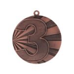 Bronze steel medal, third place - Image 4