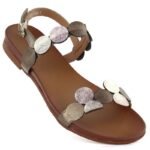 Brown womens sandals M.Daszyński MR1958-1 - Image 2
