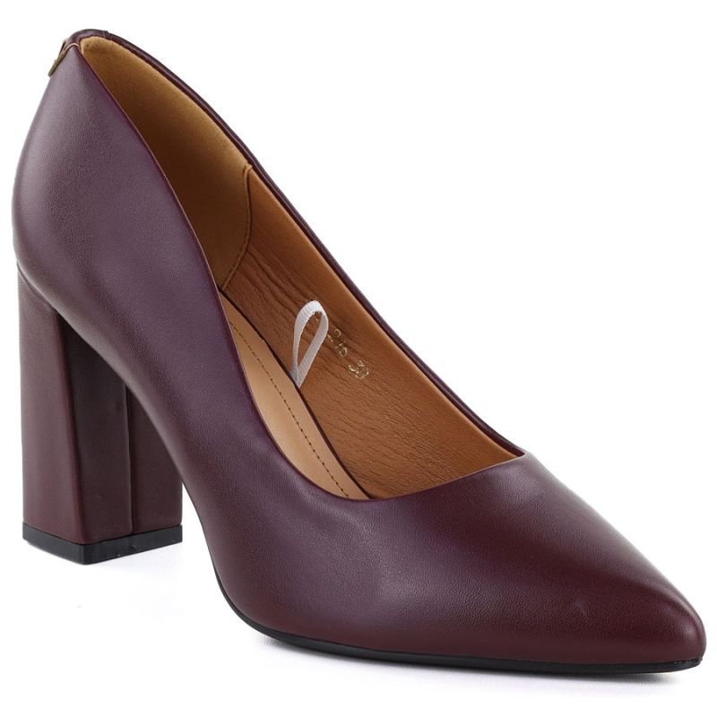 lupin-wear-ca-burgundy-suede-pointed-toe-pumps-sergio-leone-pb216-2361173 Burgundy suede pointed toe pumps Sergio Leone PB216 - Image 1