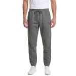 Calvin Klein Fleece Logo Tape Jogger Grey Heather Sweatpants - LZ04LE291G-P7E