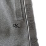 Calvin Klein Fleece Logo Tape Jogger Grey Heather Sweatpants - LZ04LE291G-P7E - Image 3