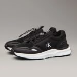 Calvin Klein womens sneakers LOW CUT LACE-UP SNEAKERS V3X9-83010-1464999 BLACK - Image 2