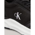 Calvin Klein womens sneakers LOW CUT LACE-UP SNEAKERS V3X9-83010-1464999 BLACK - Image 6