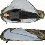 CAMO TOURIST SLEEPING BAG 210x80x50CM WITH ENERO CAMP COMPRESSION - Image 2