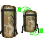 CAMO TOURIST SLEEPING BAG 210x80x50CM WITH ENERO CAMP COMPRESSION - Image 6