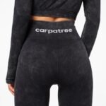 Carpatree Yasmine Womens Sports Leggings High Waist Marble - CP-YSL-BL - Image 3