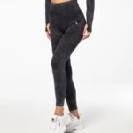 Carpatree Yasmine Womens Sports Leggings High Waist Marble - CP-YSL-BL - Image 4