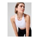 CASALL Iconic Longline Sports Bra White - Image 2