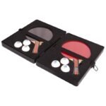 CASE COVER FOR 2 RACKETS AND 3 BALLS FOR TABLE TENNIS JOOLA ALU BLACK - Image 8