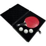 CASE COVER FOR RACKET AND 3 BALLS FOR TABLE TENNIS JOOLA ALU LASER BLACK - Image 8