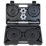 CAST IRON DUMBBELL 10 KG ENERO FIT CASE - Image 3