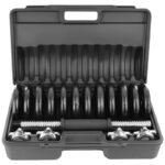 CAST IRON DUMBBELL 15 KG (2x7.5 KG) ENERO FIT CASE - Image 5